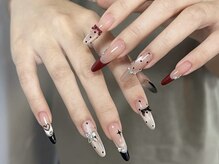 ミネットネイル 池袋(Minette nail)/マグネット、フレンチとドット