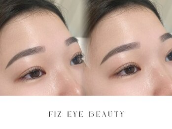 フィズ アイ ビューティー 豊川諏訪店(fiz eye beauty)の写真/【美眉毛に仕上げます★】黄金比診断付眉毛スタイリング：毛量調整＋メイクレクチャー
付 5,720円（初回）
