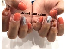 ジュエルネイルサロン(Jewel)/ワンカラー＋アート