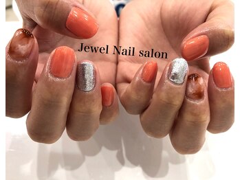 ジュエルネイルサロン(Jewel)/ワンカラー+アート