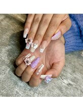 ダリア(Dahlia)/リボンネイル