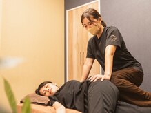 酵素温浴おん/入浴後のマッサージで相乗効果up