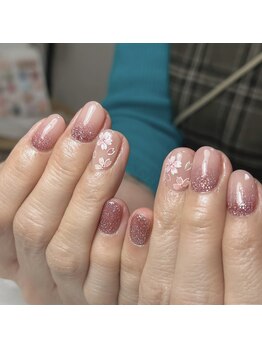 クルール(Couleur)/桜グラデーションネイル♪