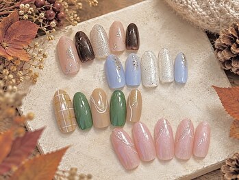 ネイルエルーシェ 立川店(Nail Ercher)の写真/【お爪に優しいパラジェル有♪】季節やトレンドに合わせた上品デザインでいつでも好印象の美しい手元に☆