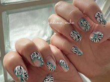 アンドココ 下北沢店(And & coco.)/ゼブラネイル