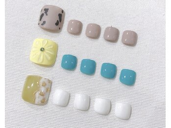 ビーズ バイブレス イオンタウン米沢駅前店(B's by.BLESS)/フットジェル親指アート例♪