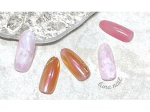 エレノヴァ(elenova)/韓国風デザイン/ワンホンネイル