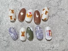 シャルリエール(Chaxrier)/クリスマスネイル　くま
