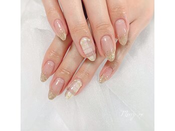 メリーミー(Merry me)/チェックネイル