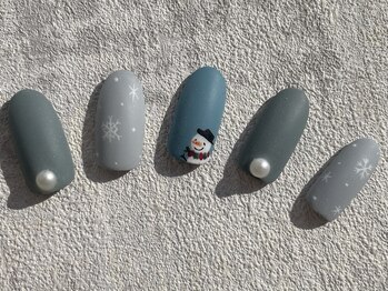 コエル(coel)/雪だるまネイル