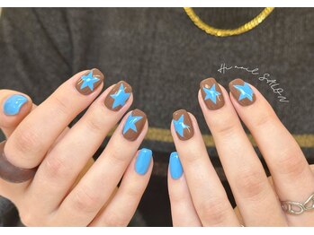 ハイネイル 池袋(Hi nail)/手書き星ネイル