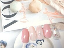 フルールソンネイル(fleur son nail)/4月定額シンプルアート