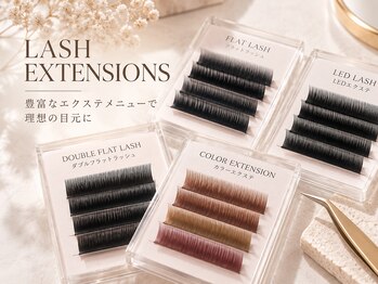 リシェル 横浜店(Richelle)の写真/フラットラッシュ・LED・カラーエクステなど豊富なメニューをご用意♪［横浜］