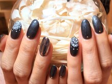 ネイルズ ララ(nails Lala)/ミラーネイル。