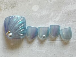 貝殻ネイル新規¥7,480