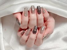 ティーアンドビー ネイルスタジオ(T&B NAIL STUDIO)/トレンドワンホンちゅるんネイル