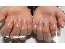 フロージュ ネイル(florjyu nail)/ワンカラーシアーnail