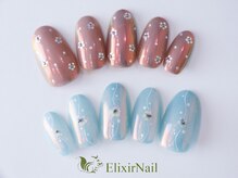 エリクサーネイル 新橋(Elixir Nail)/定額c やり放題/クーポン使用