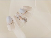 エムスラッシュ ソル センター南(M.SLASH SOL)/大人ニュアンスフラワーネイル