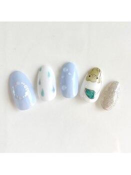 アルセア 上野御徒町店(Alcea)/しずく カエル 手描き ホロ