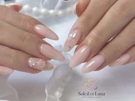 2本上品ワンホンネイル♪