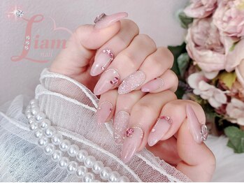 リアムネイル(Liam nail)の写真/長さ出しで指先をすらっと美しく。韓国・ワンホンからイベント仕様まで、理想の長さとフォルムを実現◎