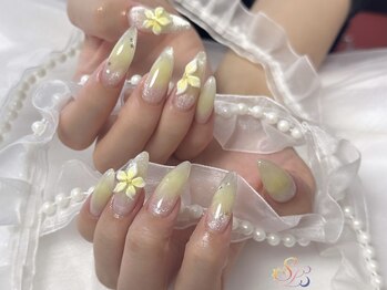 ソレイユ エ ルナ(Soleil et Luna)の写真/憧れの美フォルムロングネイルに♪長さ出しで理想の指先へ◎