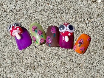 ゆびノさき/カラフル毒きのこ