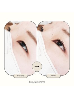 ヌーク(neuk.)/一重さんにはカール強めのパーマ