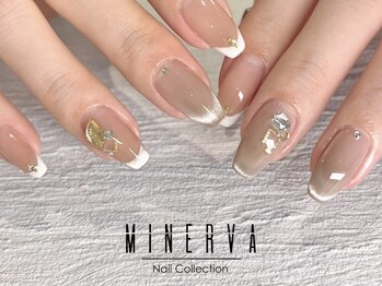ミネルバネイル(MINERVA nail)/エレガントマグネットフレンチ☆