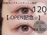 【OPEN記念☆】持続力◎フラットラッシュ両目120本　¥7700→¥4500【町田】