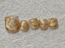 ネイルサロンキティ(nail salon Kitty)/FOOTネイル ¥9980 くすみカラー