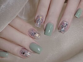 秋冬ネイル　エレガントデザイン