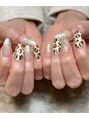 アモ ネイル(Amo NAIL)&nbsp;ヒョウ柄ネイル