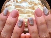 ネイルズ ララ(nails Lala)/チェックネイル。