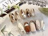 【ジェル☆定額】付替オフ無料/オシャレアート〈￥8500⇒クーポン￥7000〉