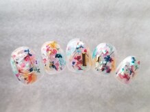 ネイルフロンティア 吉祥寺(NAIL FRONTIER)/マルチカラーフラワー8980円～