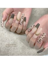 エミニーバイディーアール(EMINY by DR)/秋ネイル・レオパード