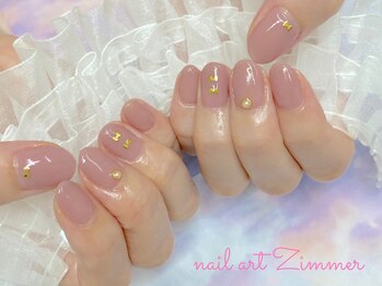 ネイルアート ジマー/60minart/パラジェル/韓国リボン