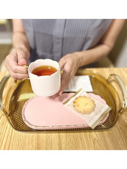 フワリ/施術後はこだわりのハーブティー