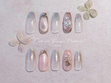 ナチュラルデザイン 品川本店(Natural Design)/シンプルアート4本ネイル/本田