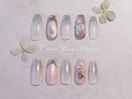 シンプルアート4本ネイル/本田