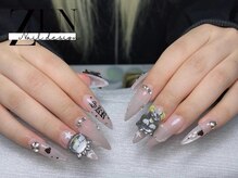 ゼン ネイル デザイン 池袋(ZEN NAIL DESIGN)/長さだしやり放題×つけ放題