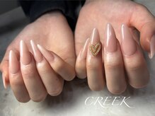 クリーク(CREEK)の雰囲気（深爪さんも即日綺麗☆カラー、ビジューやパーツも豊富な品揃え☆）