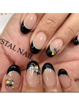 クリスタルネイル ボンベルタ橘店(CRYSTAL NAIL)/フレンチネイル