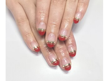 クォーターリゾートネイル(QUARTER RESORT nail)/モードフレンチネイル☆