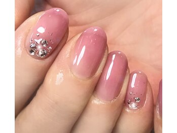 ネイルサロン オートクチュール 北浜店(Nail Salon Haute Couture)/艶ぷる♪人気の血色カラーネイル