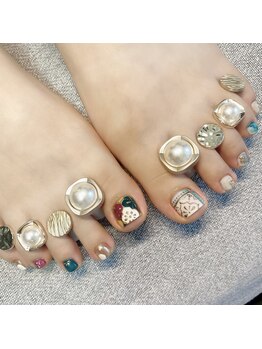 ネイルサロン あんび/フットアート120分コース