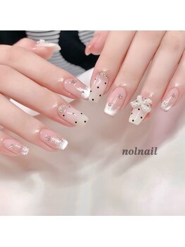 ノルネイル(nol nail)/ドットガーリーネイル《名駅