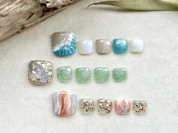 オル('olu)/7月フットネイル定額【Summer】